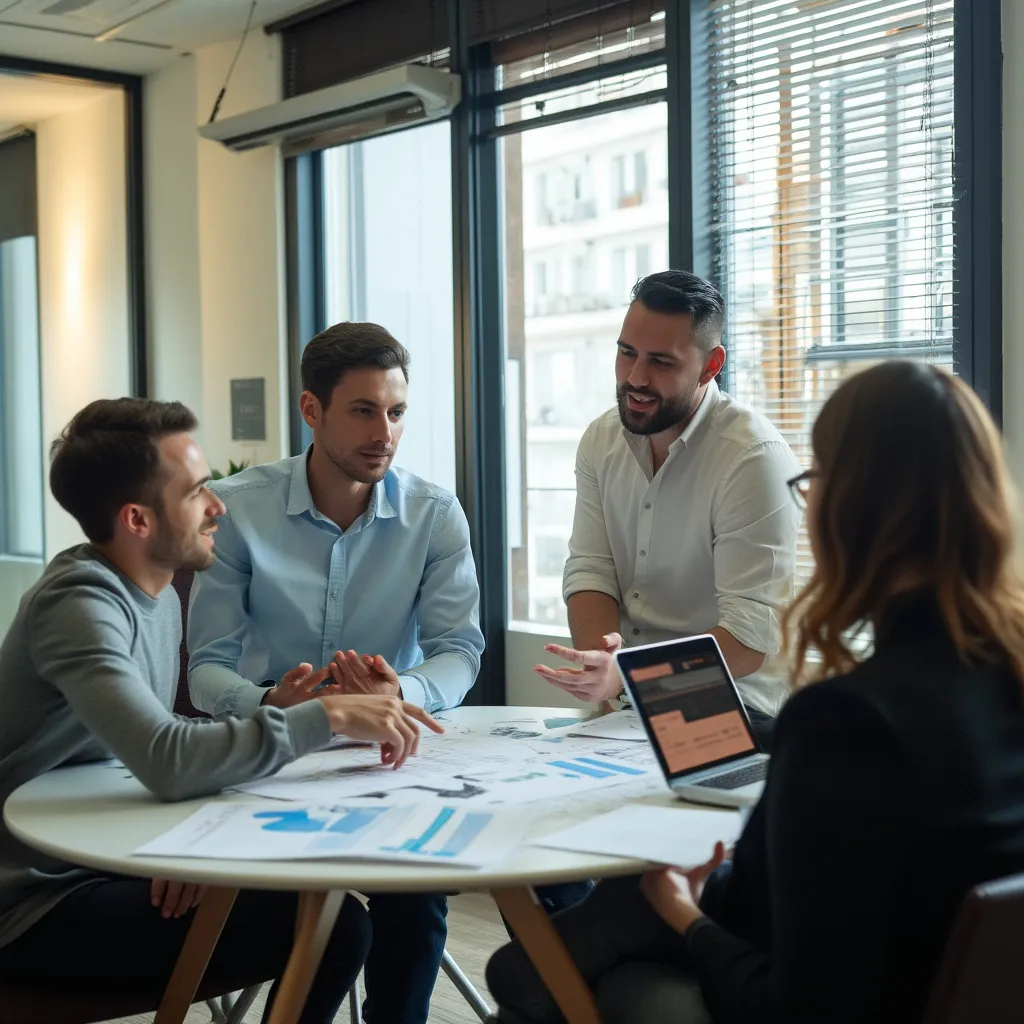 Equipo de FinanzasArg en reunión estratégica