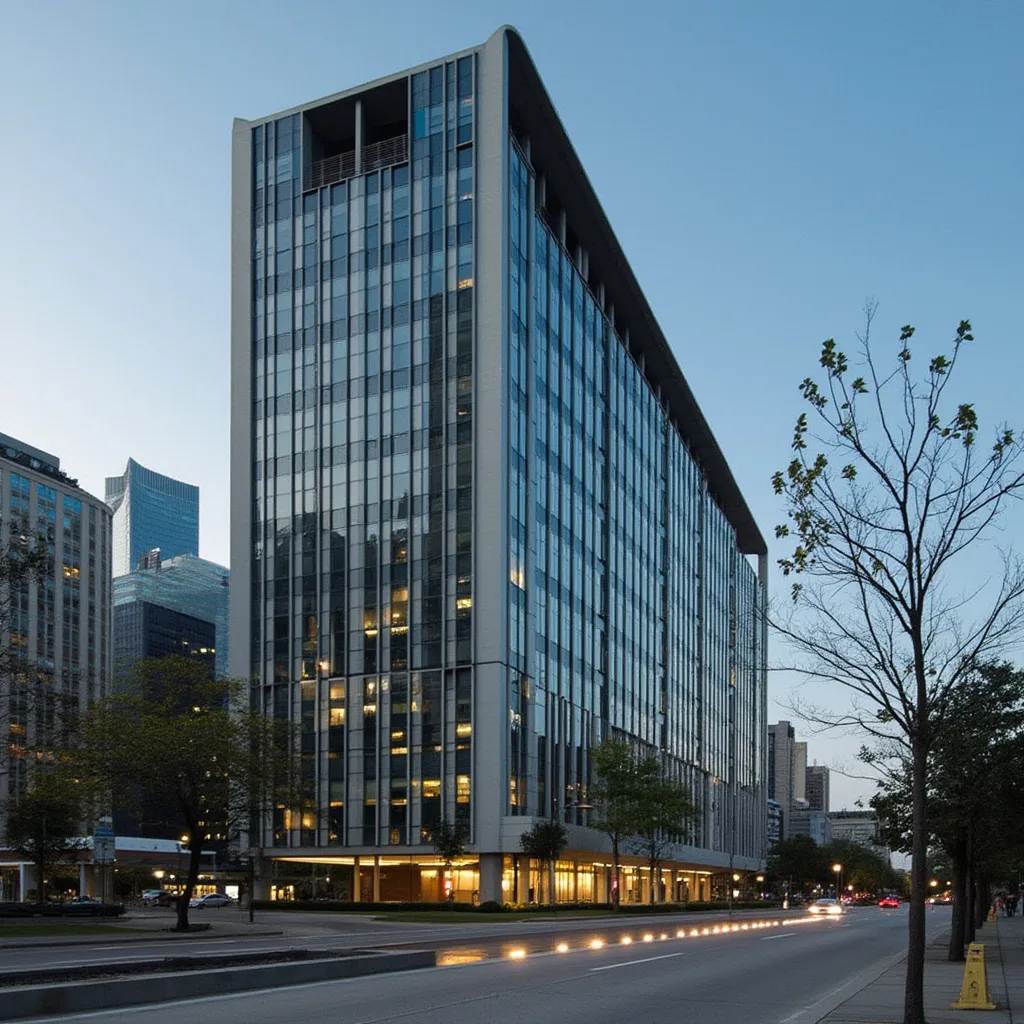 Edificio de oficinas moderno en Puerto Madero, Buenos Aires